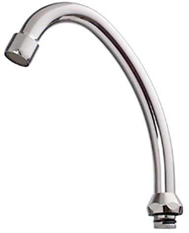 Cornat Auslauf HU 130mm - Verchromt - Langlebig & rostfrei - Flexibel einsetzbar - Mit Luftsprudler / Wasserauslauf / Schwenkauslauf / Wasserhahn Ersatzteile / TEC316002