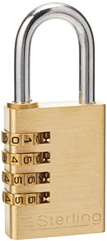 Sterling CPL140 Lucchetto a Combinazione, Ottone, 40mm