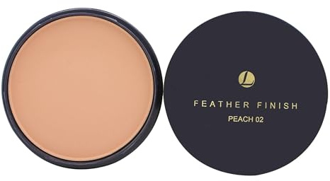 Mayfair Feather Finish Compact 02 Peach Shade Pressed Powder, 1er Pack (1 x 20 g)