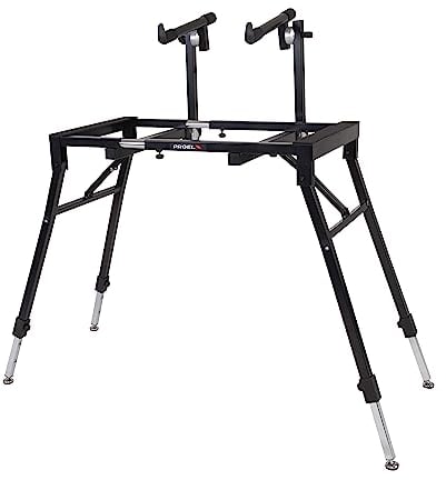 Proel EL260 - Supporto per tastiera professionale con parte superiore piatta e secondo livello