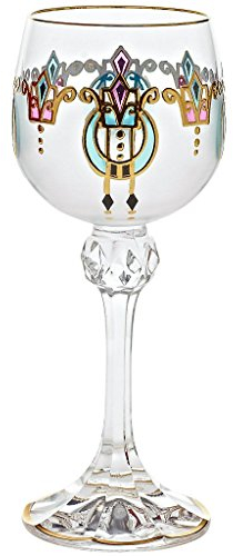 Weinglas Weinkelch Römer Glas Endless Summer 120 ml aufwendig Handbemalt Hochwertiges Glas