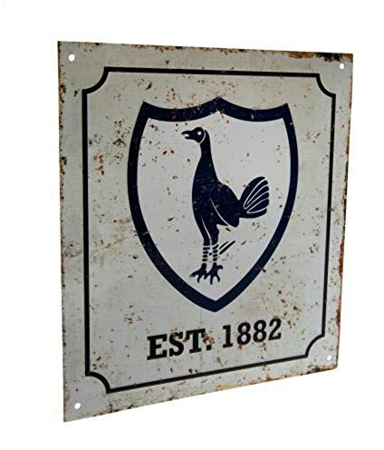 Tottenham Unisex Retro Logo Schild, Mehrfarbig