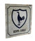 Tottenham Unisex Retro Logo Schild, Mehrfarbig