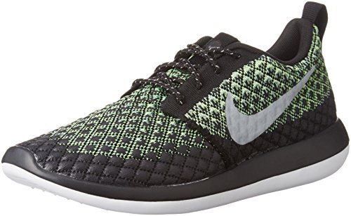 Nike Roshe Two Flyknit 365 Herren Running Trainers 859535 Sneakers Schuhe (UK 6 US 7 EU 40, Wolf Grey Green Glow 700)