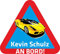 INDIGOS UG® Namensaufkleber - Baby AN Bord - o. Ihr Wunschname - Sticker - Autoaufkleber - Aufkleber - 007 - Hot Rod Auto - 15x14 cm - für Kinder, Auto, KfZ, Heckscheibe - individuell bedruckbar