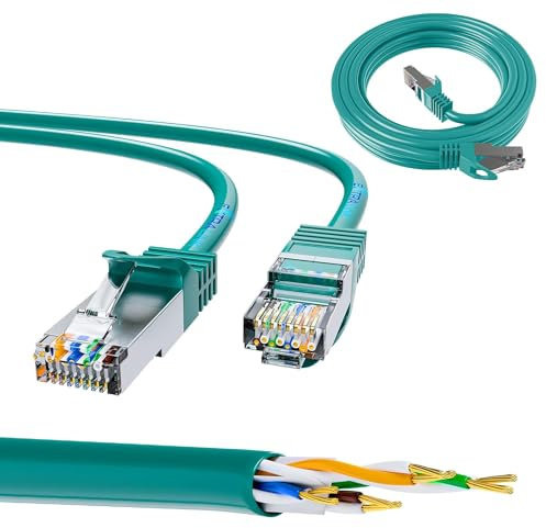 EXTRALINK Cable LAN 6, cable FTP, cable de red 1Gb /s, cable de cobre interno, cable Ethernet, cable de red ethernet 1m, LSZH, Gigabit Ethernet, cable de conexión para dispositivos de red PoE