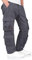 Surplus Raw Vintage Airborne Slimmy Herren Cargo Vintage Hose, Anthrazit, XL