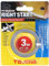 Tajima Mètre ruban (longueur 3 m, largeur 13 mm, avec échelle rétrograde, ruban à mesurer avec dos autocollant) PIT30R