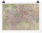 Bilderwelten Poster - Vintage Stadtplan Berlin - Querformat 3:4 Matt 75 x 100cm