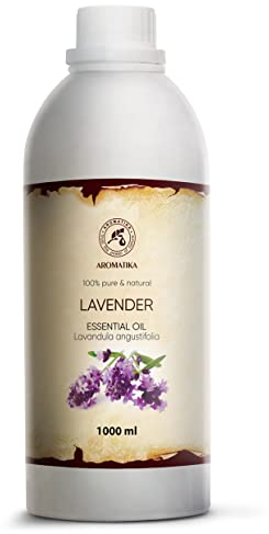 Lavendelöl 1000ml - Bulgarien - Rein & Natürliches Ätherisches Lavendel Öl für Guten Schlaf - Beauty - Schönheit - Aromatherapie - Entspannung - Raumduft - Duftlampe - Lavendelöl Ätherisch