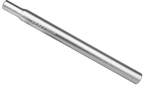 PLATT Fahrrad Sattelstütze Aluminiumlegierung MTB Sattelstütze 25,4/27,2/28,6/31,6 350mm (Silber, 31,6mm)