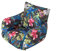 PillowPrim Barry Coussin de Jardin Pour palettes, Fauteuil de Jardin, Fauteuil cocon, Chaise de Jardin, meubles de Jardin – feuilles colorées