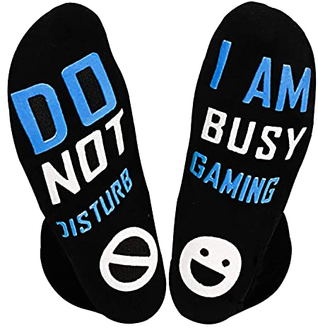 Zkxiyuan Do Not Disturb I'm Gaming-Socken, lustige Gamer-Geschenke für Männer, Frauen, Kinder, Teenager, Jungen, Sohn, Freund, Ehemänner, Vater, Spieleliebhaber