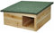 nanook Igelhaus Igelhütte Igelfutterhaus Überwinterung klappbares wetterfestes Dach - ca. 40 x 40 x 19 cm