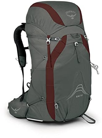 Osprey Eja 58L Damen Ultraleicht Backpacking Rucksack Cloud Grey WXS/S