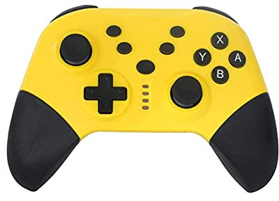 XYLXJ Controlador de juegos inalámbrico, mando de doble vibración para PC con Windows 7/8/10, PS3, amarillo