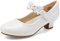 DREAM PAIRS Mädchen Mary Jane Strap Flache Schuhe Ballerinas Prinzessin Schuhe Flache Schulschuhe,Size 30,Weiss,SDFL2317K
