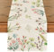 Artoid Mode Pflanzen Blumen Frühling Tischläufer, Saisonnal Sommer Küche Tisch Dekoration Drinnen Urlaub Party Dekor 40x240 cm