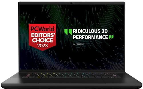 Razer Blade 16 (2023) - 16 PC Portatil Gaming - Nvidia RTX4070 GPU - 16 Mini LED Pantalla Dual Mode UHD+ 120Hz & FHD+ 240Hz - Intel Core i9-13950HX (16GB DDR5, 1TB SSD) Teclado Español | Negro