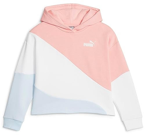 PUMA Mädchen Power Cat Hoodie FL G Schweiß, Eisblau, 116