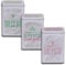 hibuy 3er Set - Retro Blechdosen - Kaffeedose, Teedose & Zuckerdose - Vorratsdosen mit Deckel Farbe Mint & Pink - 19 x 11 cm