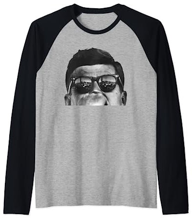 JFK John F Kennedy mit Sonnenbrille Raglan
