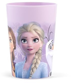 Lulabi Frozen Bicchiere in Polipropilene, Lilla, 25.5cl