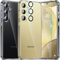UniqueMe für Samsung Galaxy S24 Plus Hülle, 5-in-1-Set Handyhülle für Samsung S24 Plus Case Rundumschutz Schutzhülle Cover,1 Handyhülle & 2 Schutzfolie & 2 Kameraschutz - Transparent