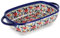 Ceramic Baking Dish For Oven, Small Casserole Dish With Handles, Ceramic Oven Bakeware-chrysanthemum-rectangle 700ml