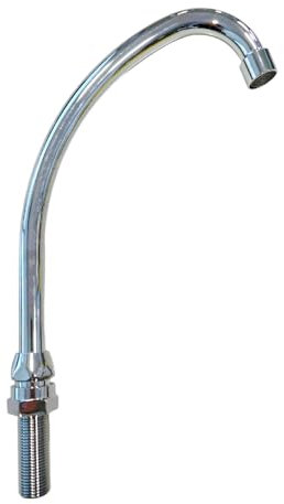 Grifo Caño Alto para acoplar a Grifo Pedal o Pulsador de agua | Caño para grifo pie | grifo caño para lavamanos | caño para pulsador | caño fregadera