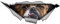 Autoaufkleber Bulldogge Aufkleber 18cm(7.1 Inch) Bulldog Car Sticker 3D Zerrissen Autoaufkleber Lustig Bulldogge Reflektierende Aufkleber Lustig Stoßstange Autofenster Wasserdichte Dekor Aufkleber