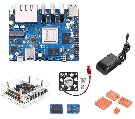 Qweradr Für Orange Peel 5 Plus 16 GBRAM + 256 GB Emmc-Modul RK3588 Octa-Core-Unterstützung 8K-Video 2,5 G WiFi6-Modul Ersatzteile EU-Stecker