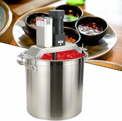 FKINGLRK Pentola di Cottura Automatica da 40 Litri con agitatore, Macchina per ripieno elettrica, Macchina per ripieno, per zuppa, Peperoncino, Salsa di Pomodoro, marmellate di Frutta, Porridge