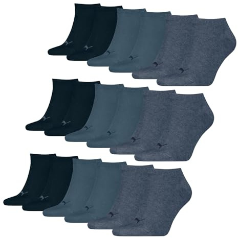 PUMA 9 Paar Unisex Herren Damen Sportsocken Kurzsocken Sneaker Socken