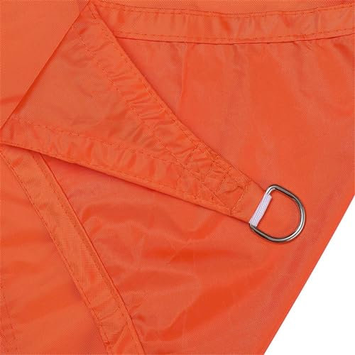 Sonnensegel Dreieck Wasserdicht Sonnensegel UV Schutz 2m/3m/4m/5m/6m Garten Pergola 6x6x6m Orange