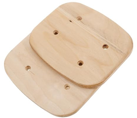 MUELODSIC 2 Stück Skateboard-Deck Skateboard komplett Klettergerüst für Katzen Skateboards Barhocker-Ersatzsitz Skateboard leer einfaches Skateboard Austausch des Bürostuhlsitzes hölzern