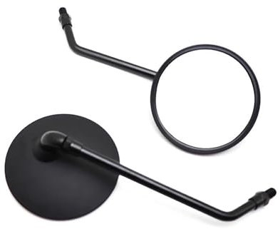 Seitenspiegel Motorrad Rückspiegel Für Kawasaki Für Vulcan S 650 Rückansicht Seiten Spiegel 1 Paar Motorrad Rückspiegel(Schwarz)