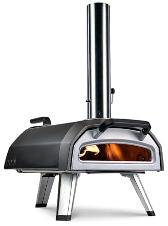 Ooni Karu 2 Multi-Combustibles - Four a pizza Bois/Gaz/Charbon – Four a pizza gaz compatible - Portable extérieur – Cuisson authentique à la pierre – Jusqu’à 500 °C