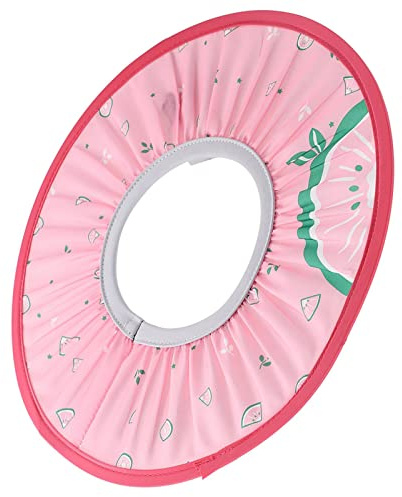 Naroote Wasserdichte -Duschhaube aus Stoff, Elastischer Baby-Badeschutzhut Zum Waschen mit Wasser, Cartoon-Muster, Ideal Zum Baden, Sonnenschutz, Haarschneiden, aus Hochwertigem, Wasserdichtem Stoff