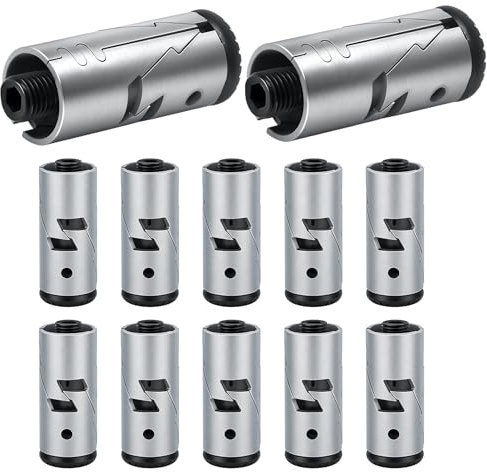 Konnektor für USM Haller Verbindung Rohr & Kugel Verbinder System Connector, Metall USM Haller Konnektor Ersatzteile(12 Stück)