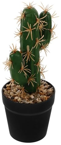 Operitacx Pianta Artificiale Cactus in Plastico Decorativa e Realistica, Facile da Pulire e Resistente, la Decorazione della Casa e Interni Moderni