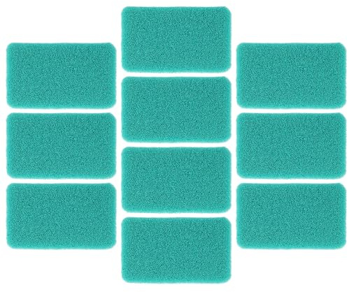GETAJGHSD 10pcs Silicone Cleaning Sponge for Kitchen Dishes and Pans, Easy to Clean and Practical Scrubbing Silicone Wash Sponge, Non-stick Oil High-density Kitchen Scrubber