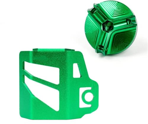 Per DUCATI Per MONSTER 696 795 796 821 1100 1200 600 620 Tappo Serbatoio Olio E Protezione Serbatoio Liquido Freno Posteriore Per Moto YTdhfDGJ(2 pcs Green)