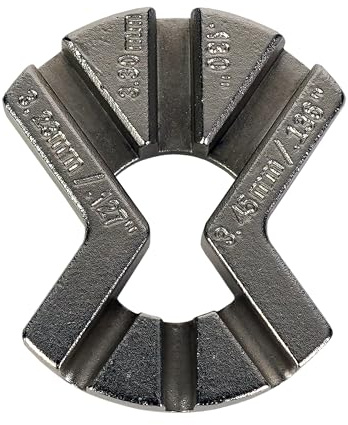 Cyclo Spoke Triple Key - Silver, 3.45-3.3-3.23mm | 3 Sizes (3.23 / 2.20 / 2.45), Compact Design, Essential for Cyclists, Made of Steel, Lifelong Durability