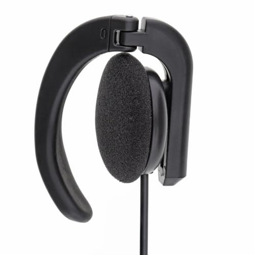 kenable ME22 Single Mono Security Headphone Hinged Earpiece 3.5mm Mono Jack