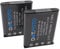 2 x Dot.Foto LI-40B, LI-42B Premium 3.7v / 740mAh Rechargeable Battery for Olympus C-25, C-520, C-540, C-550, C-560, C-570 / D-630 ZOOM, D-720, FE-20, FE-150, FE-160, FE-5035, FE-5050, FE-5500