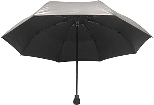 EuroSCHIRM Light Trek Regenschirm, Silber metallic