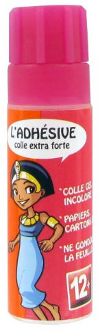 Cléopâtre - AD25E Adhésive – Starker transparenter Papierkleber, Fläschen mit Aufsatz für Flächenkleben, 25 g