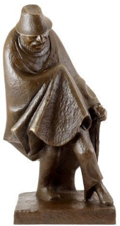 Kunst & Ambiente - Vergnügtes Einbein (1934) - Ernst Barlach Skulptur - Bronzefigur - Skulptur - Statue - Güstrow - Bildhauer - Deko Figuren