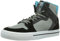 Supra Unisex-Kinder Kids-Vaider High-Top, Grau (Grey/Turquoise-White GTQ)